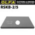 OLFA Blades For Sk6 Utc1 5/pk 17.5mm Rounded Tip Blade Sk4